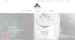 Desktop Screenshot of downeastcoffee.ca